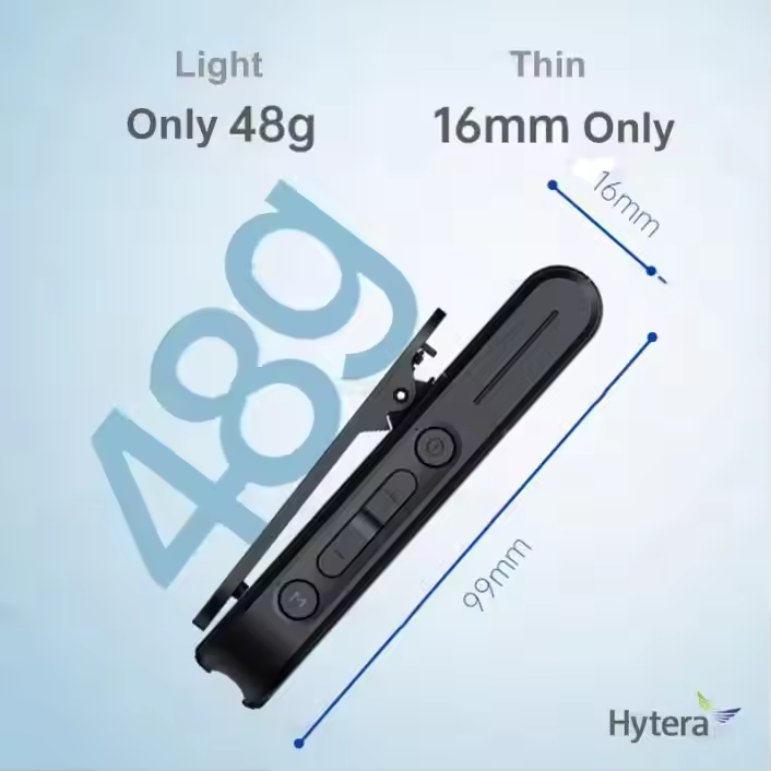 ultral-thin two-way radio
