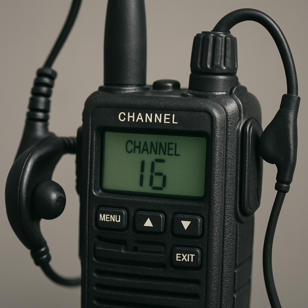a close up walkie talkie