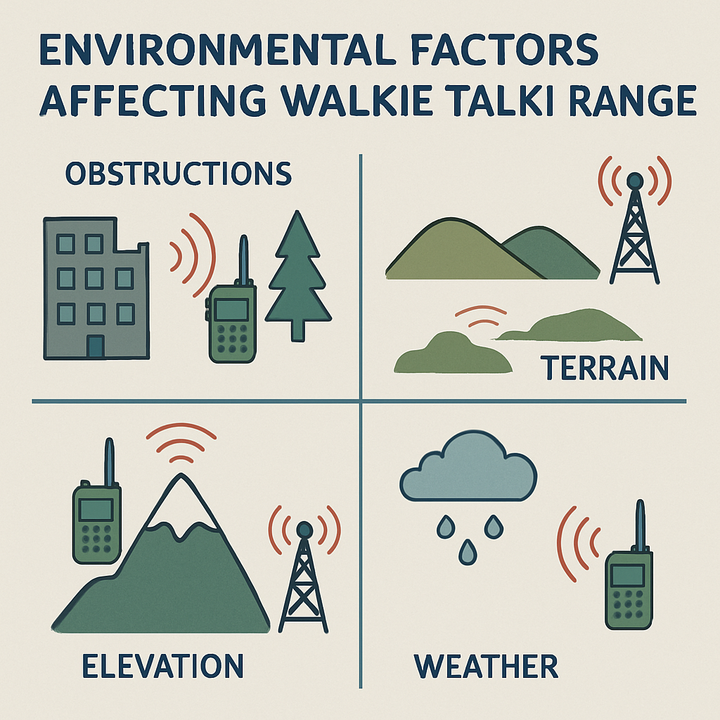 walkie talkie range