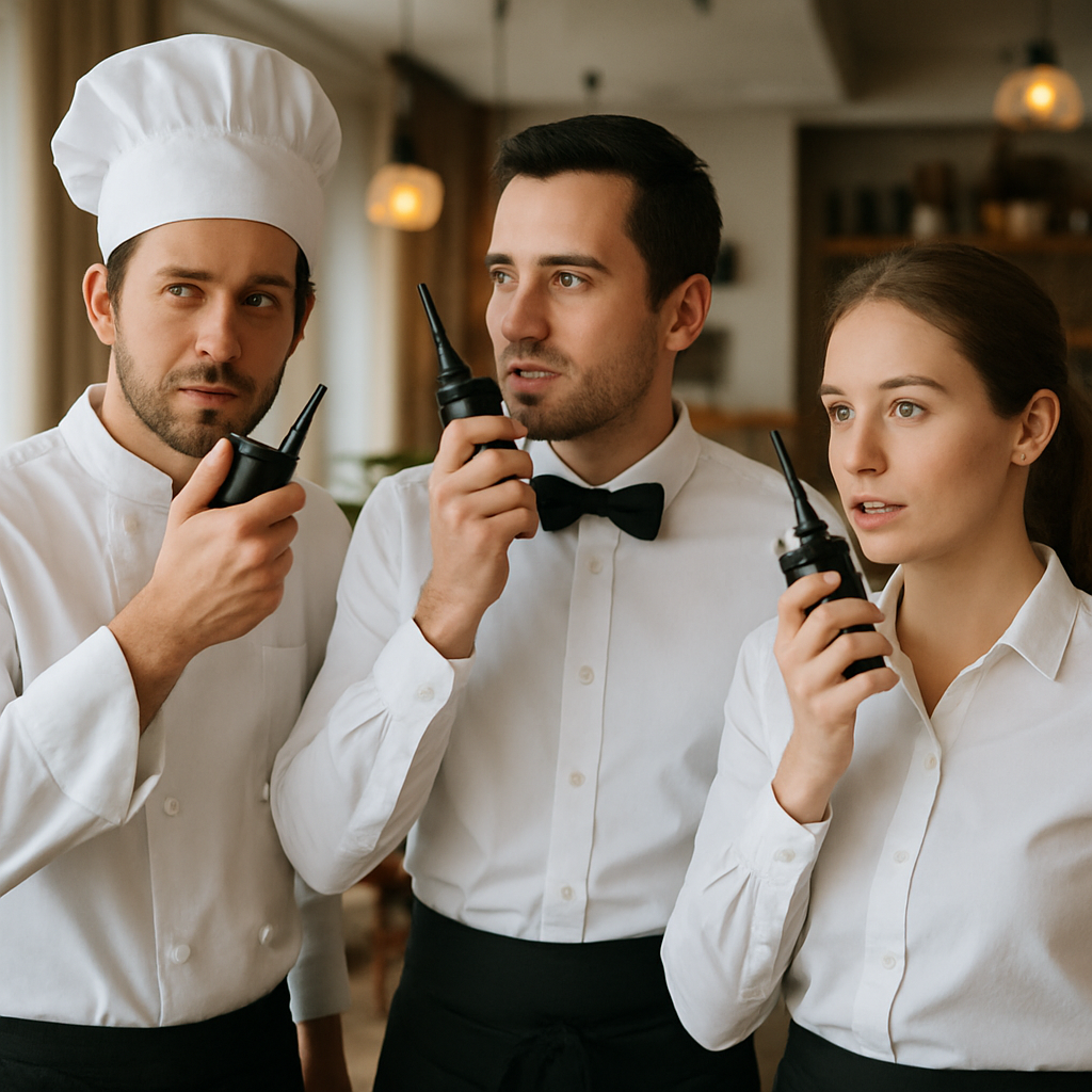 restaurant walkie talkie system